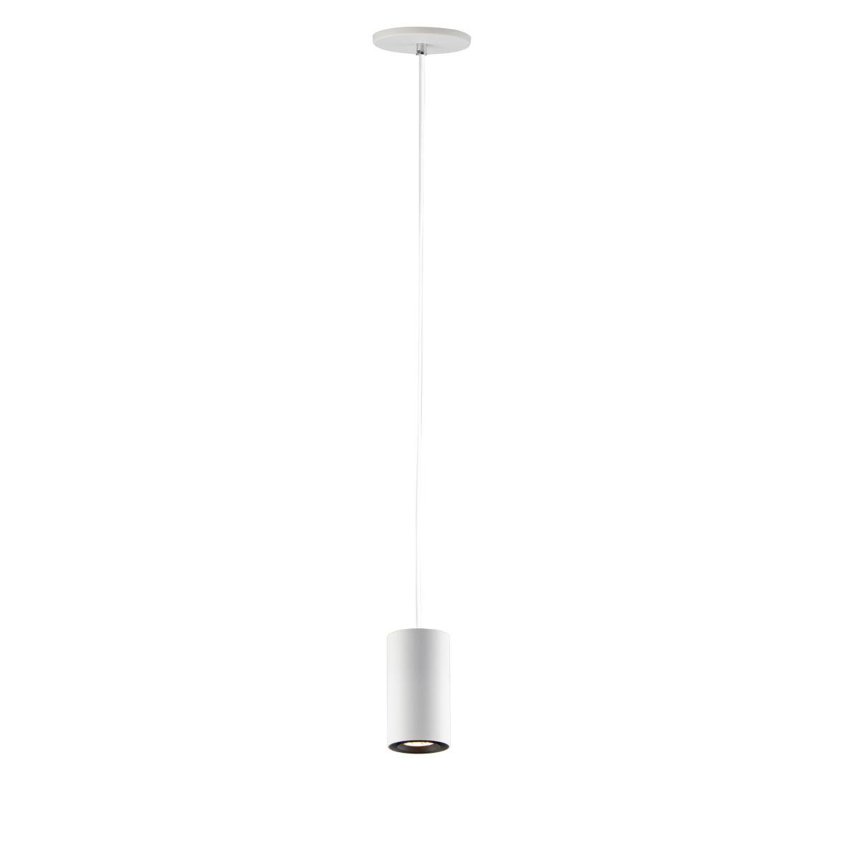 Dwell 6 In LED Pendant Light White Finish - Bees Lighting