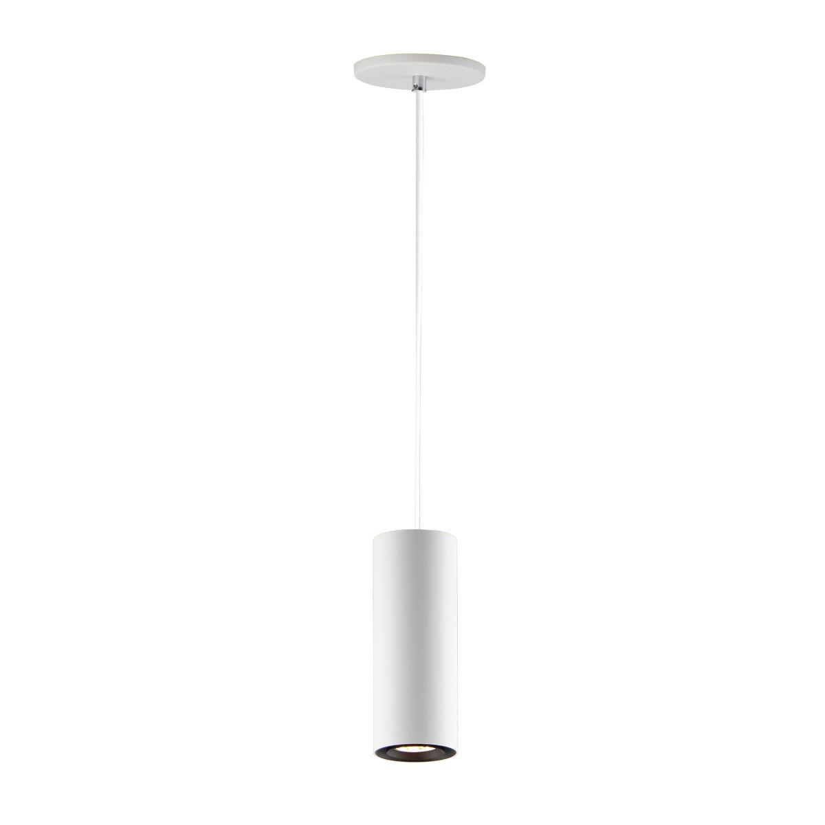 Dwell 4 In LED Pendant Light White Finish - Bees Lighting