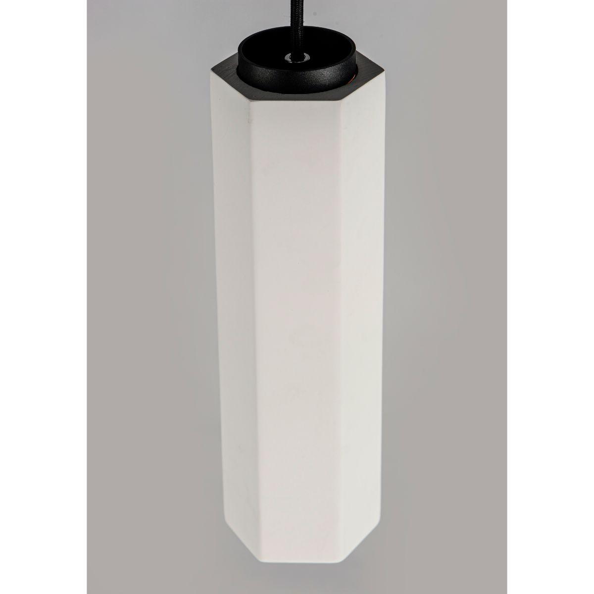 Allen 4 in. LED Pendant Light White finish - Bees Lighting