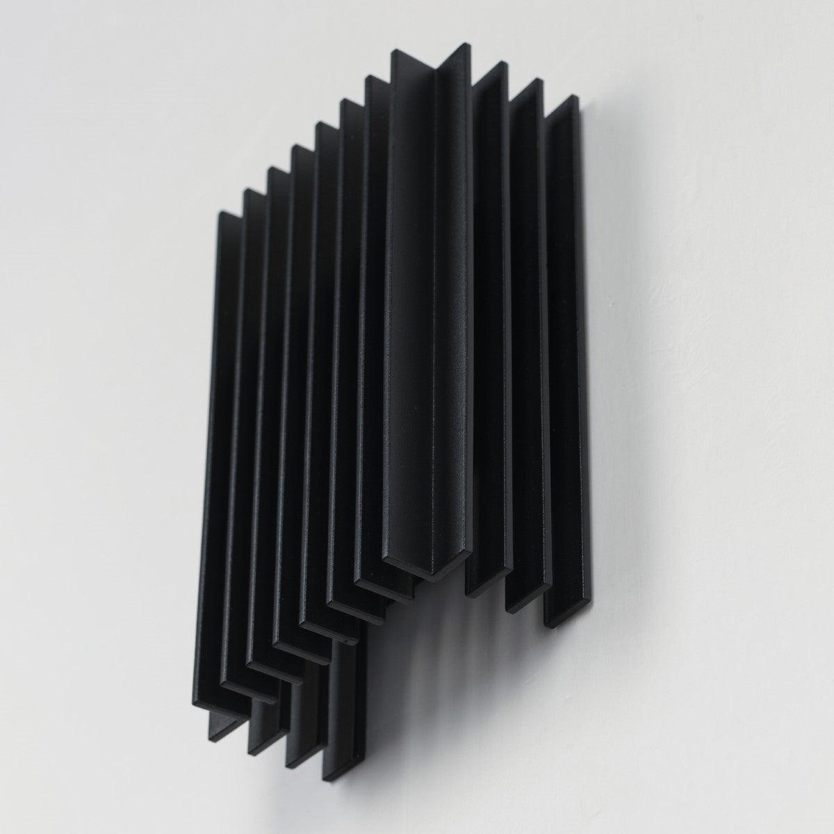Rampart 6 in. LED Outdoor Wall Sconce 3000K Black Finish - Bees Lighting