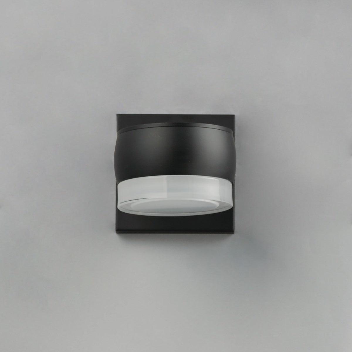 Modular 5 in. Can 1-Light LED Outdoor Wall Sconce 3000K Black Finish - Bees Lighting