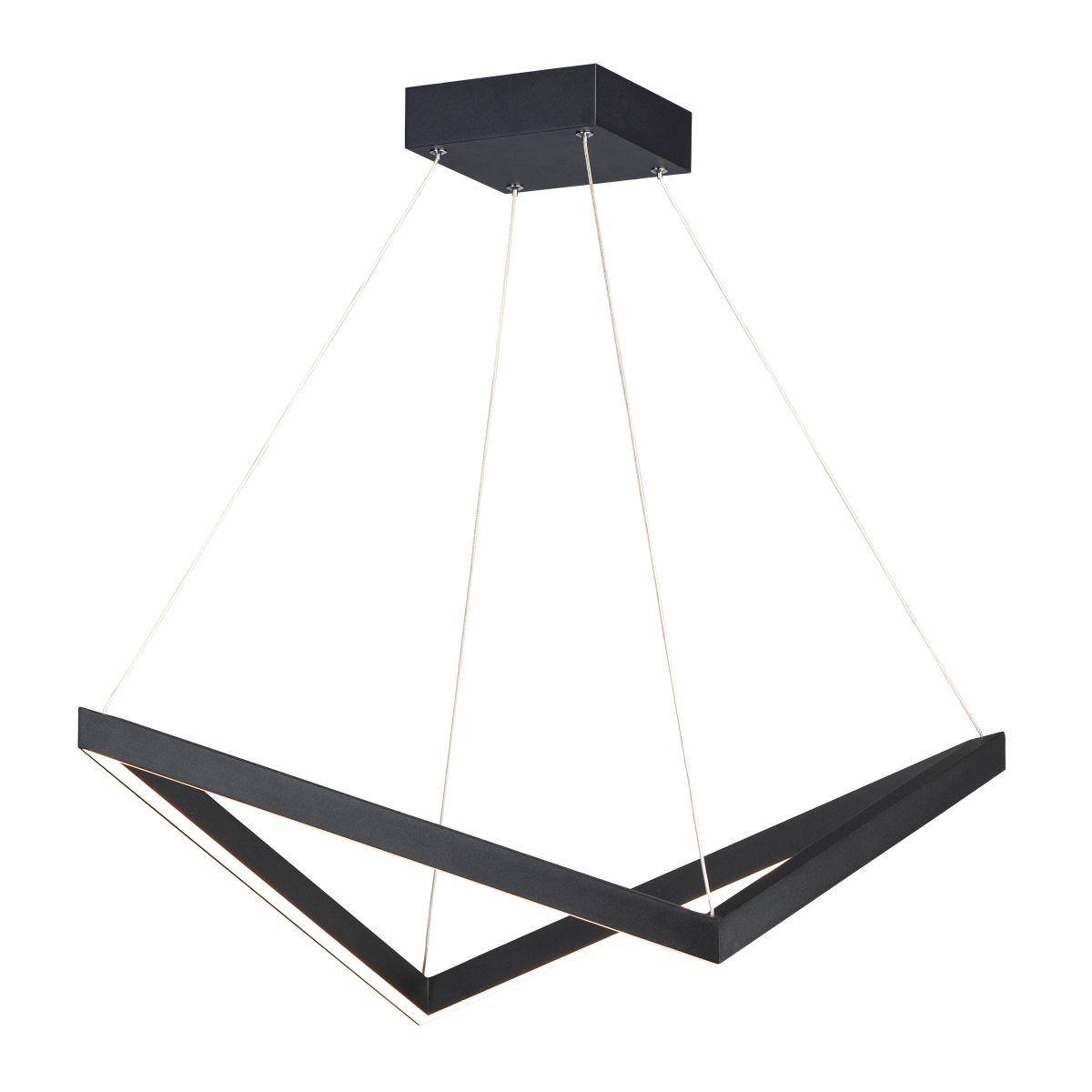 Stealth 21 in. LED Pendant Light Black finish - Bees Lighting