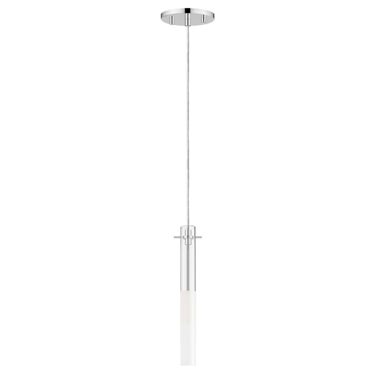 Pipette 1 in. LED Pendant Light Polished Chrome Finish - Bees Lighting