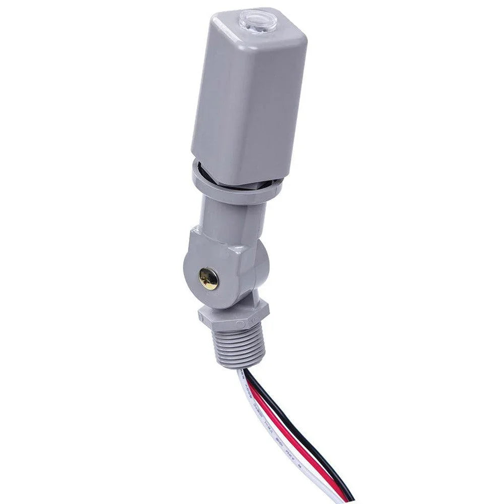 Electronic Photo Control Stem & Swivel Mount Top Lens 1000W 6 Amp 105-305 VAC - Bees Lighting