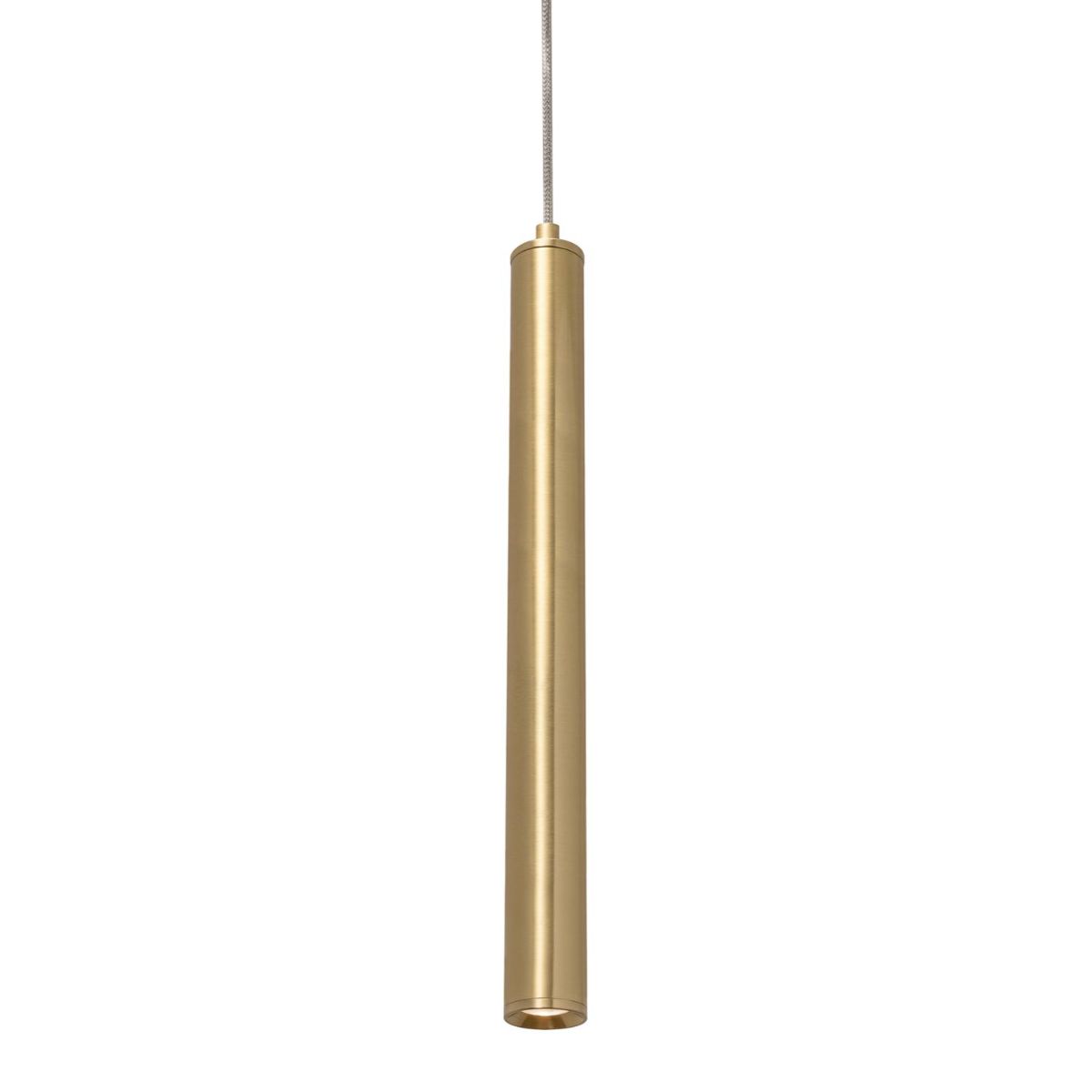Eli 16 in. LED Pendant Light Satin Brass Finish - Bees Lighting