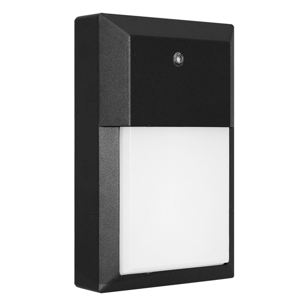 LED Mini Wall Pack With Photocell 16 Watts 1,600 Lumens 5 CCT Selectable 120V - Bees Lighting