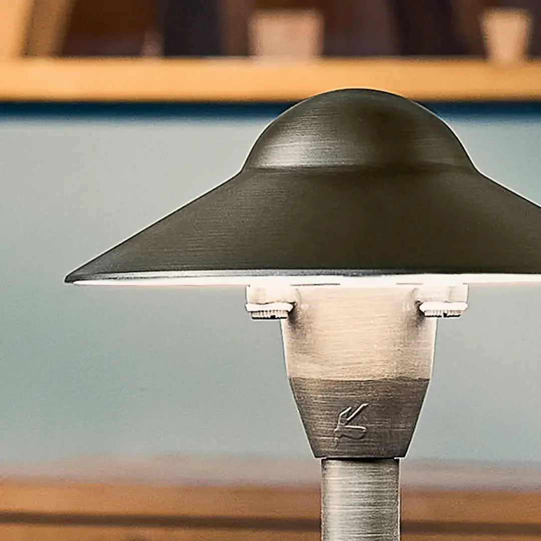 6" Dome Path Light, Centennial Brass - Bees Lighting