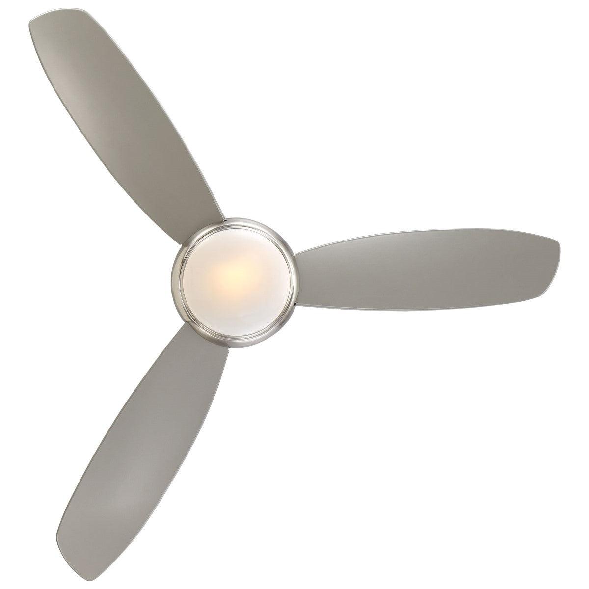 Concept I Wet 58" Nickel LED Outdoor Ceiling Fan with Wall Control - Bees Lighting