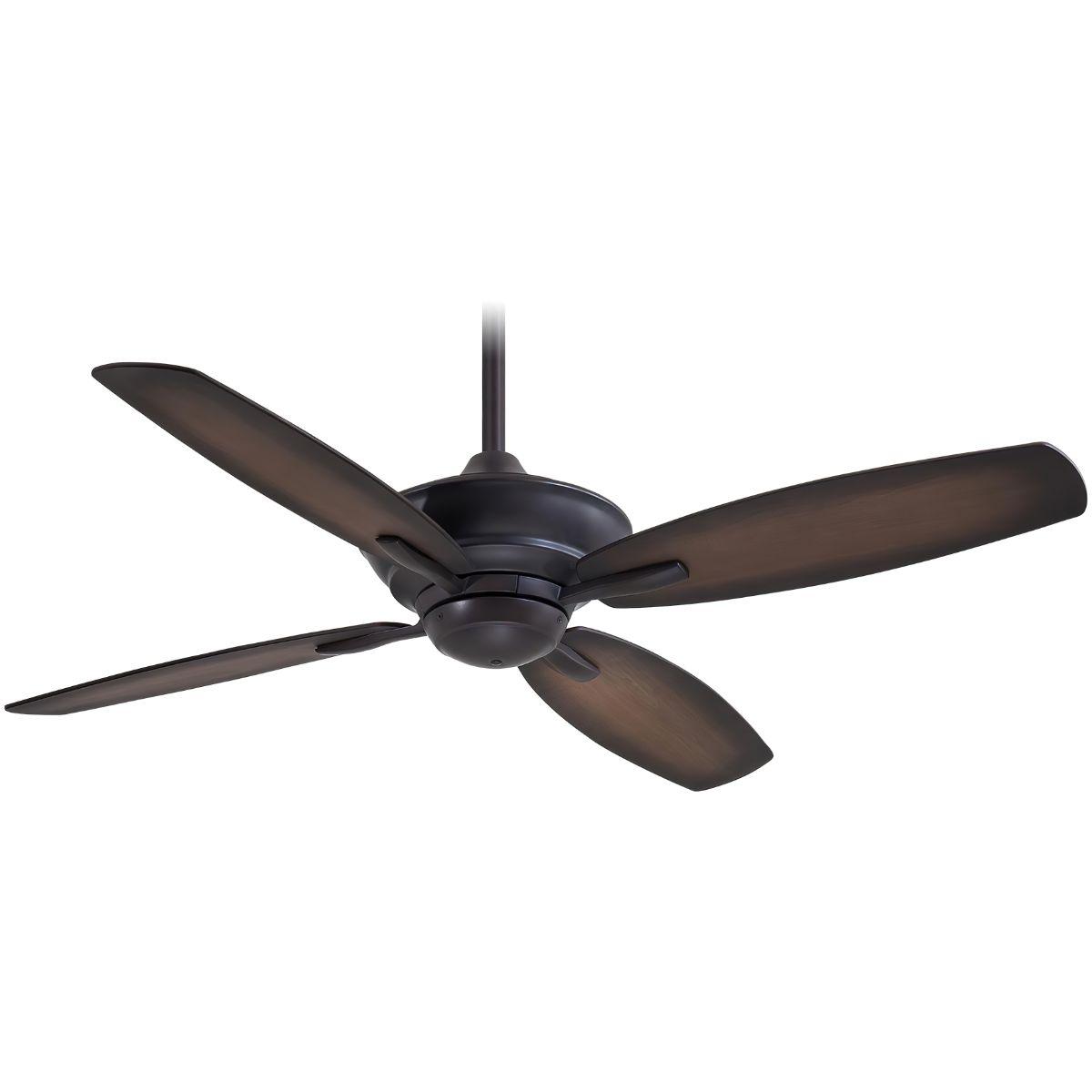 New Era 52" Kocoa Ceiling Fan with Remote, Dark Maple and Medium Maple Toned Blades - Bees Lighting