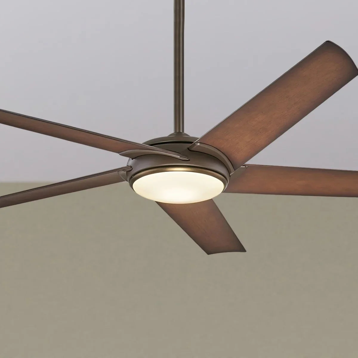 Raptor LED 60" Oil Rubbed Bronze Modern Ceiling Fan with Remote - Bees Lighting