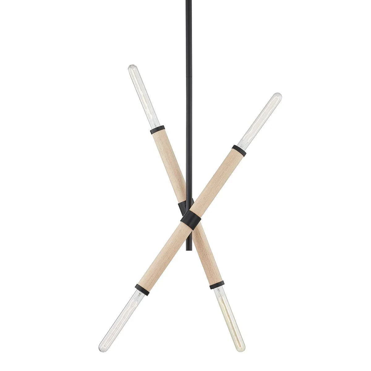 Cruiz 4 Lights Chandelier Black finish - Bees Lighting
