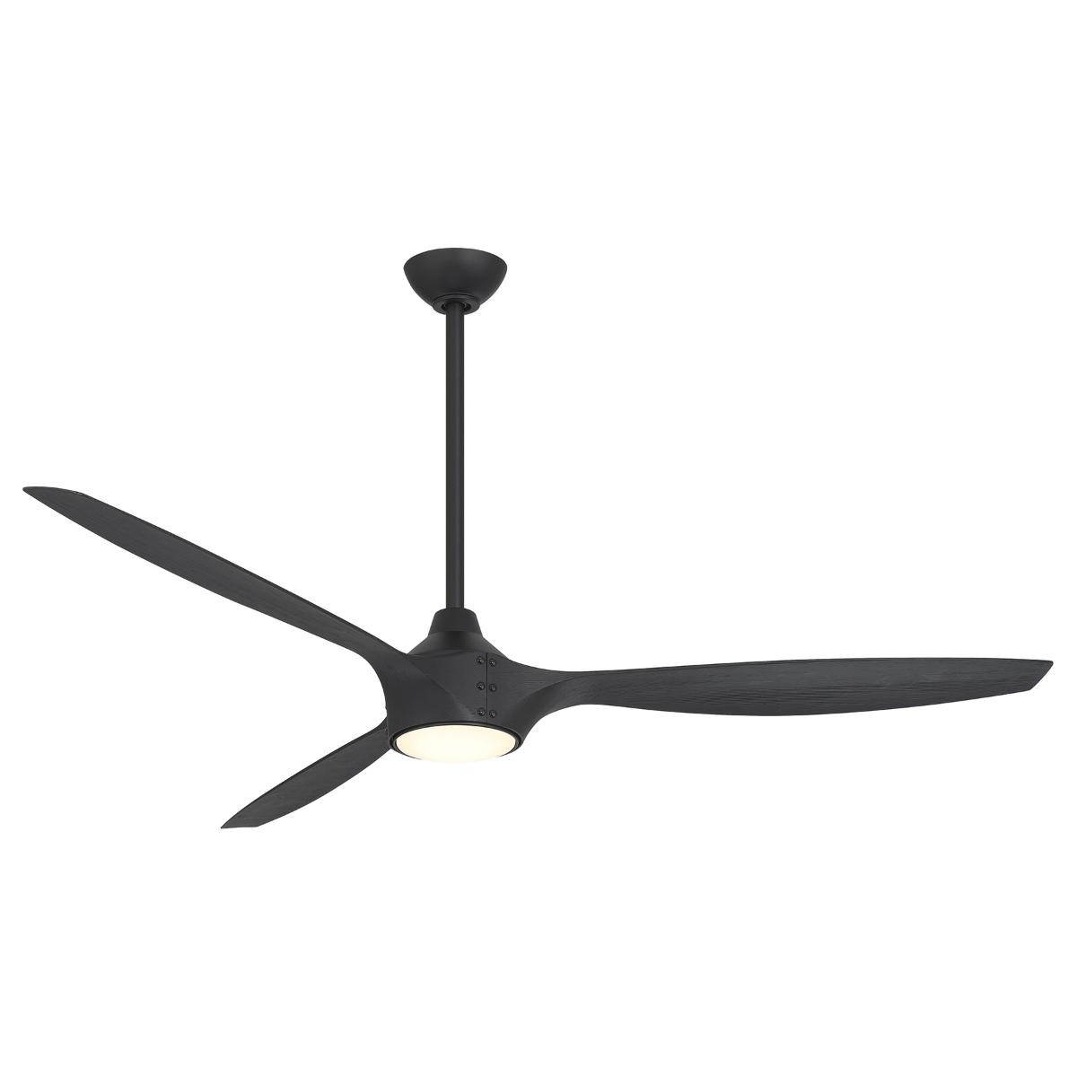 Pierce 65" Black Coal LED Smart Ceiling Fan