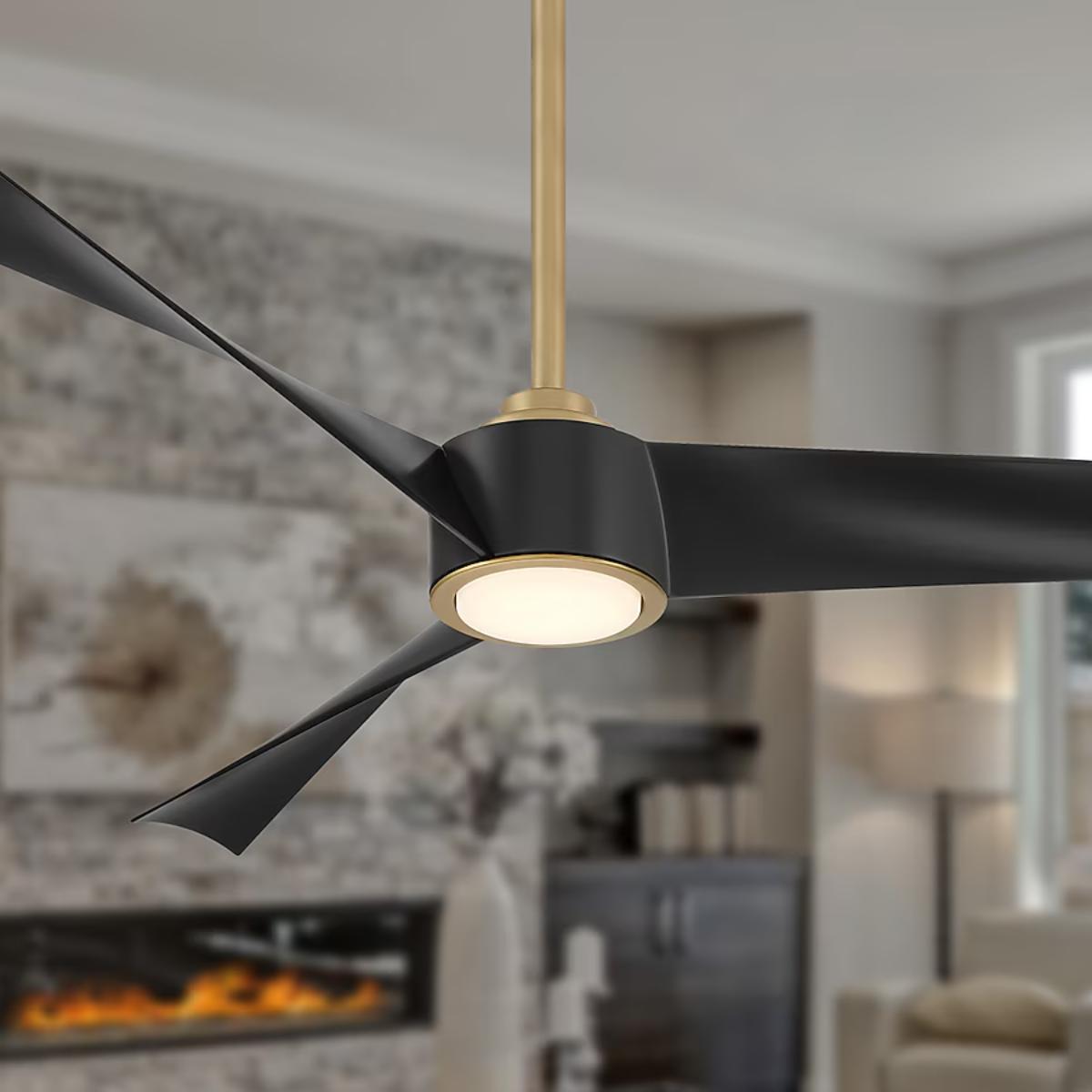 Pike 56" Indoor Ceiling Fan with Light