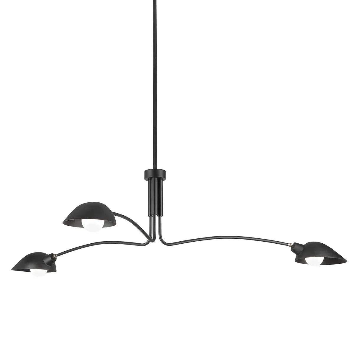 LEO Pendant Light Satin Black Finish - Bees Lighting