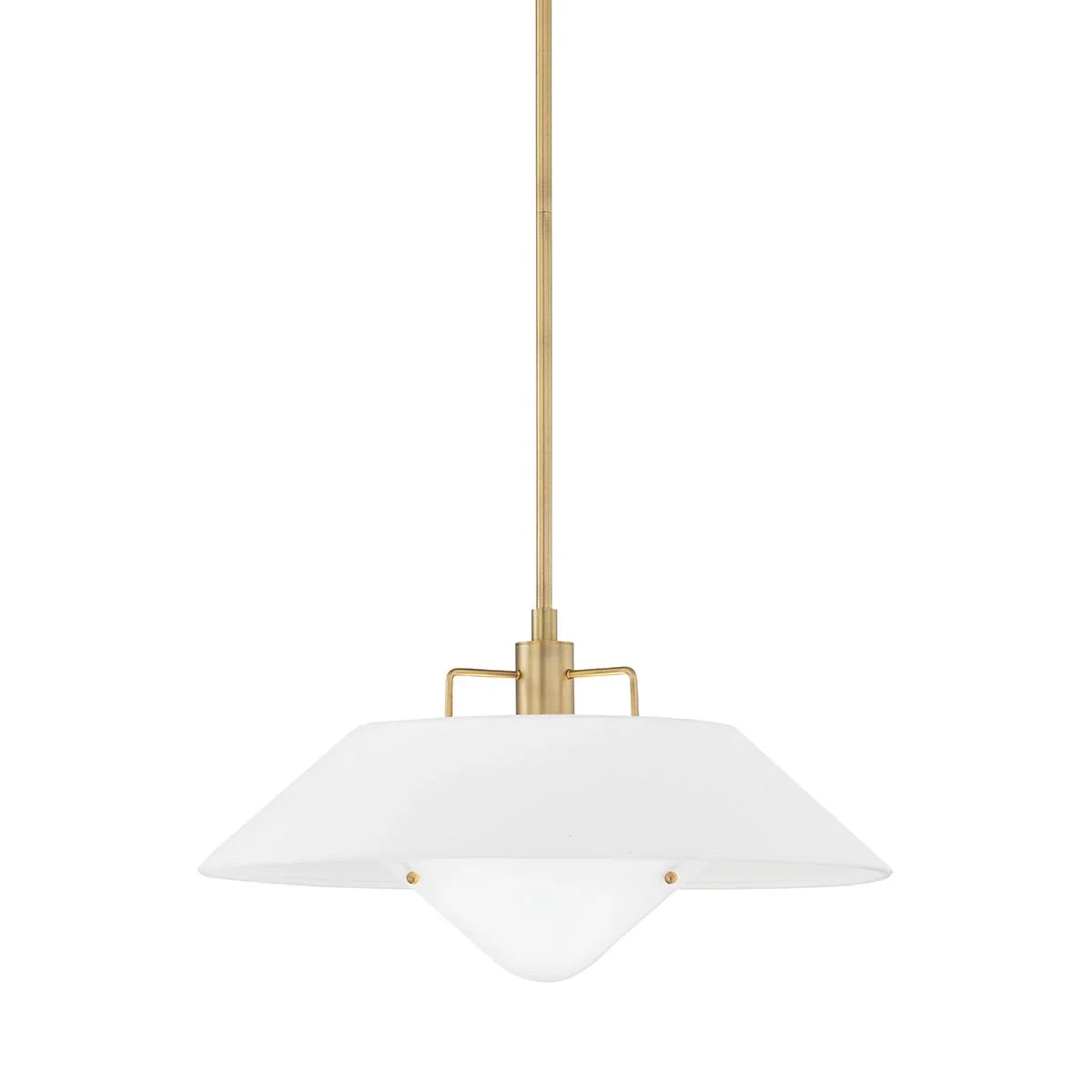 OTTO 21 in. Pendant Light Brass Finish - Bees Lighting