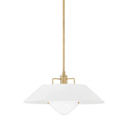 OTTO 21 in. Pendant Light Brass Finish - Bees Lighting
