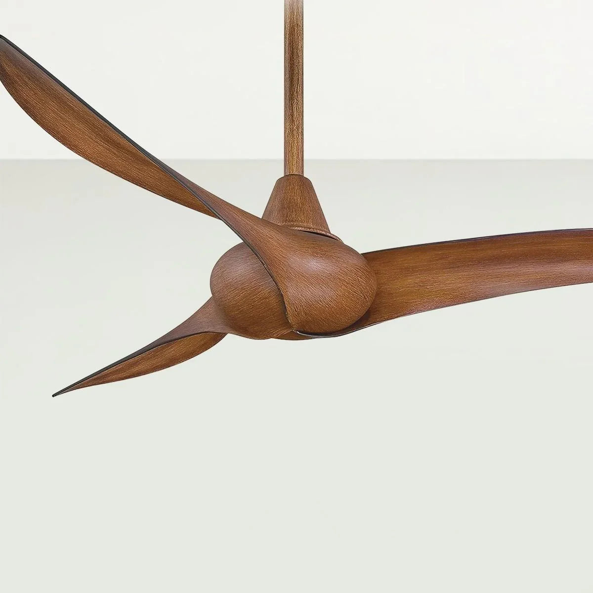 Wave 52" Distressed Koa Indoor Ceiling Fan with Remote - Bees Lighting