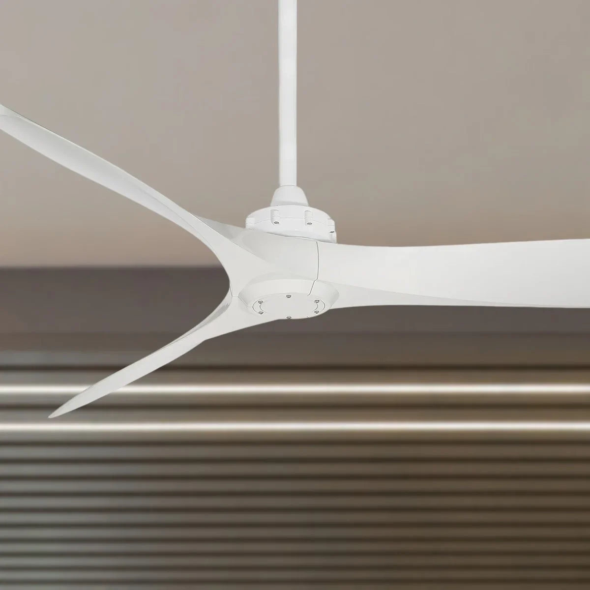 Aviation 60" White Indoor Ceiling Fan with Remote - Bees Lighting