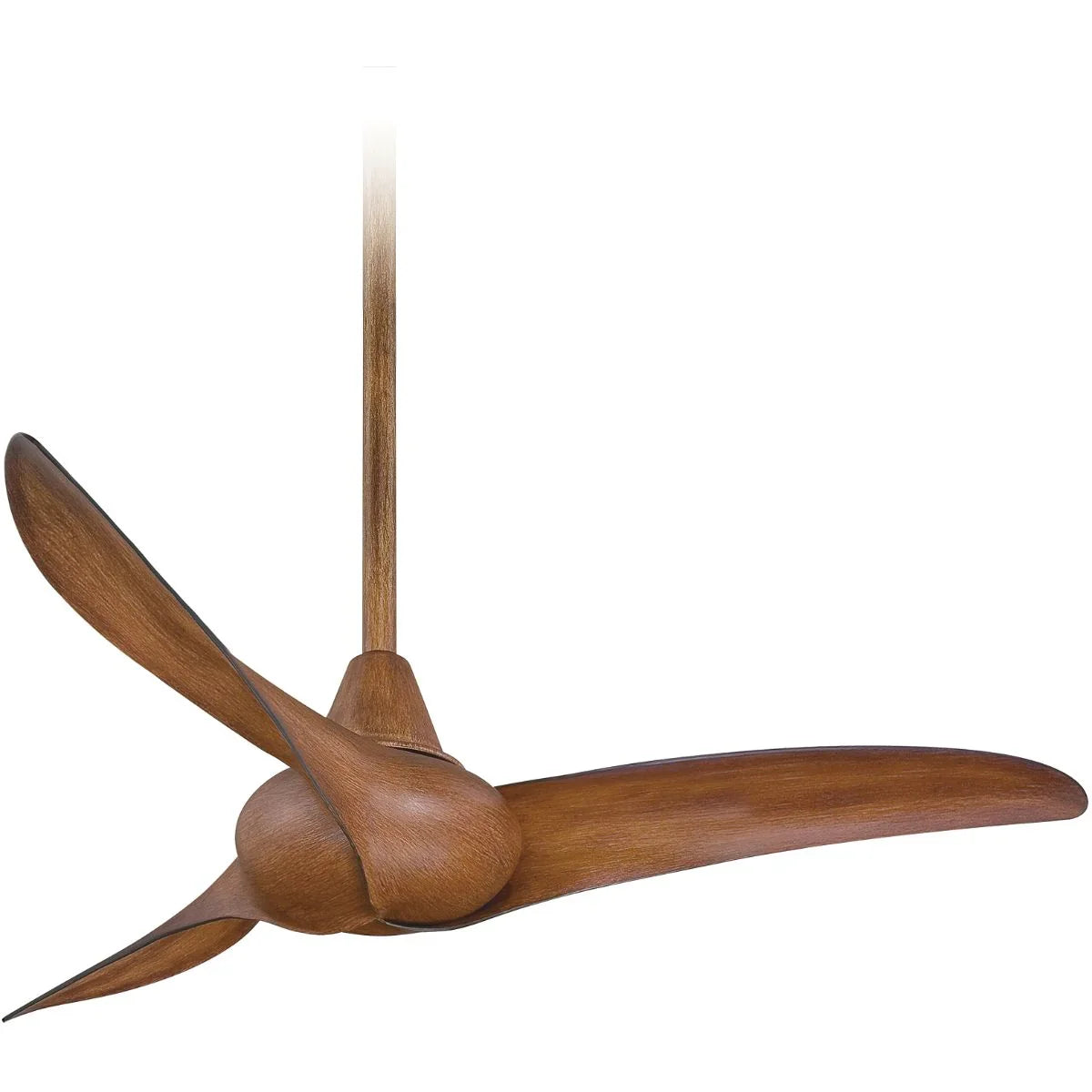 Wave 44" Distressed Koa Indoor Ceiling Fan with Remote - Bees Lighting
