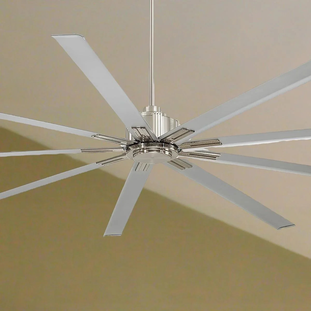 Xtreme 72" Windmill Ceiling Fan with Remote, Brushed Nickel - Bees Lighting