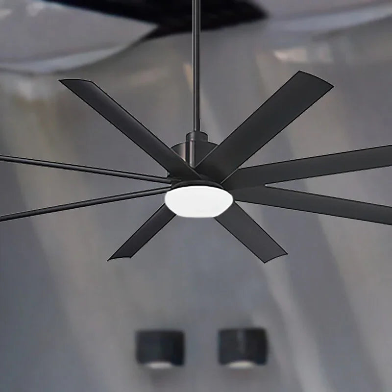 Slipstream LED 65" Large Outdoor Ceiling Fan, Black Coal - Bees Lighting