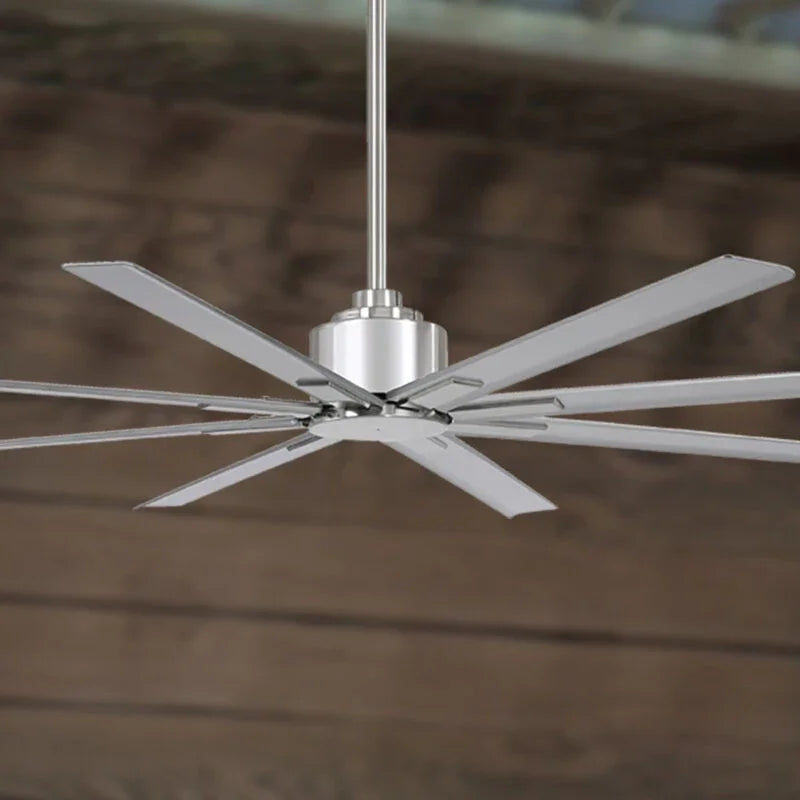 Xtreme H2O 65" Windmill Outdoor Ceiling Fan with Remote, Brushed Nickel - Bees Lighting