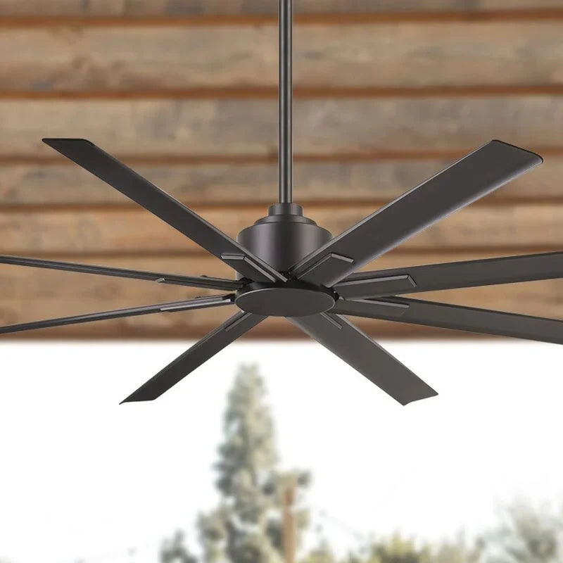 Xtreme H2O 65" Windmill Outdoor Ceiling Fan with Remote, Smoked Iron - Bees Lighting