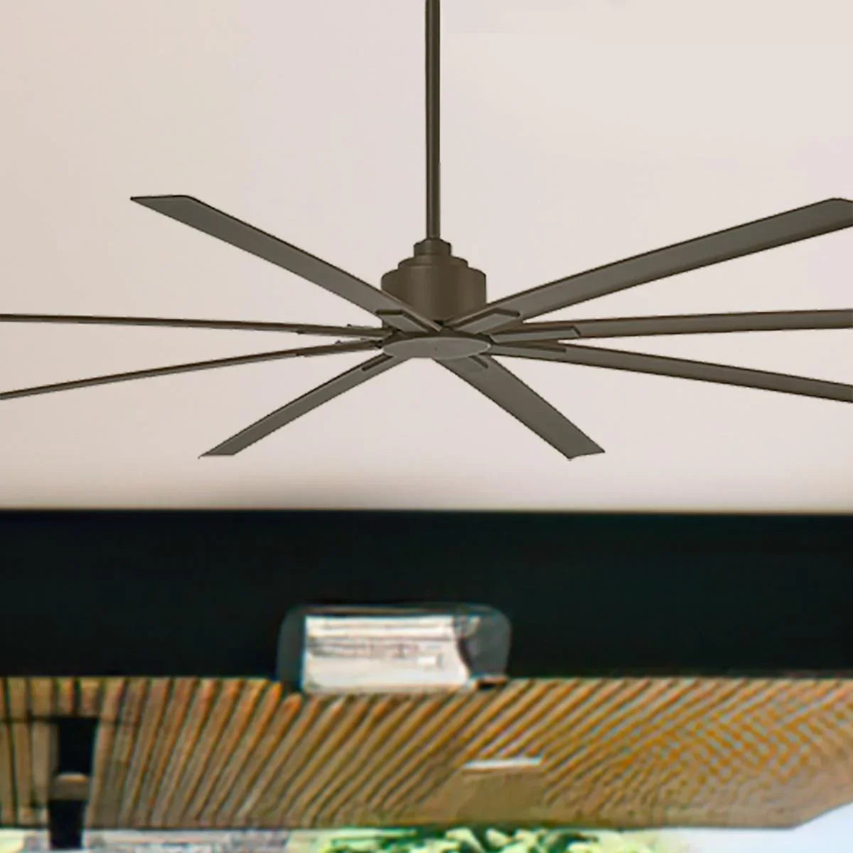Xtreme H2O 84" Large Windmill Outdoor Ceiling Fan with Remote, Oil Rubbed Bronze - Bees Lighting