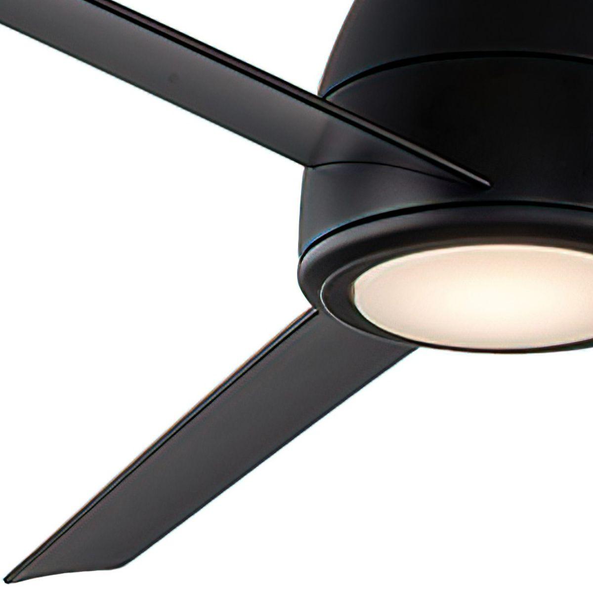 Tip Top 52 Inch Matte Black LED 2700K Smart Ceiling Fan - Bees Lighting