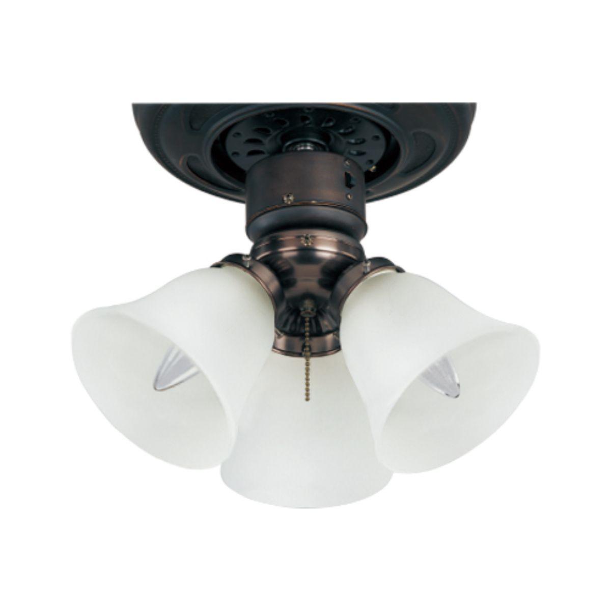 12 Inch 3 Light LED Ceiling Fan Light Kit