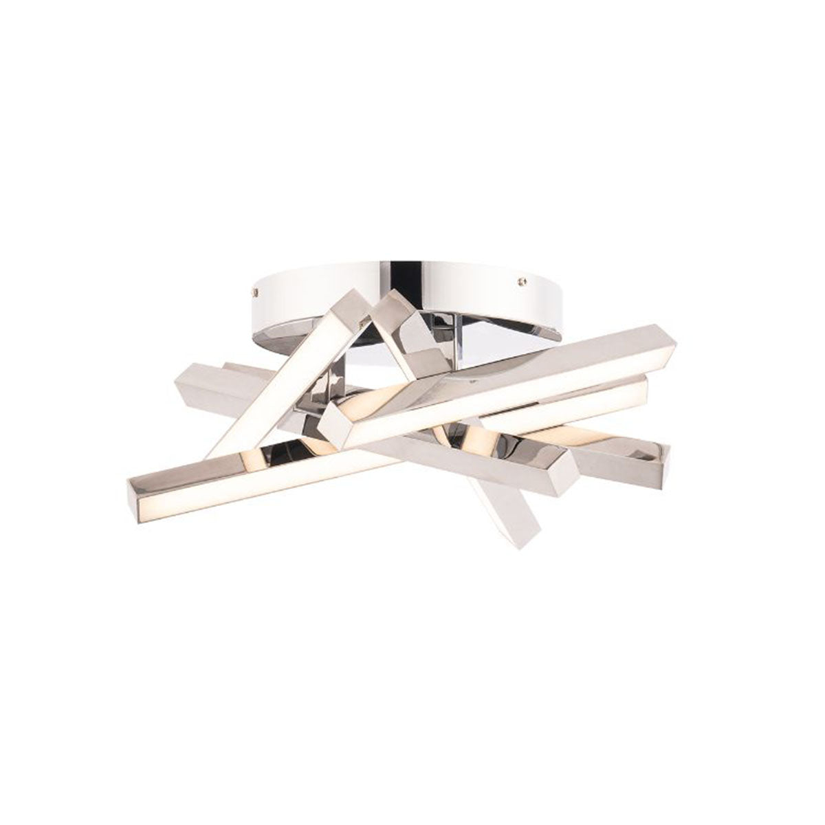 Parallax Flush Mount Ceiling Light, 3000K