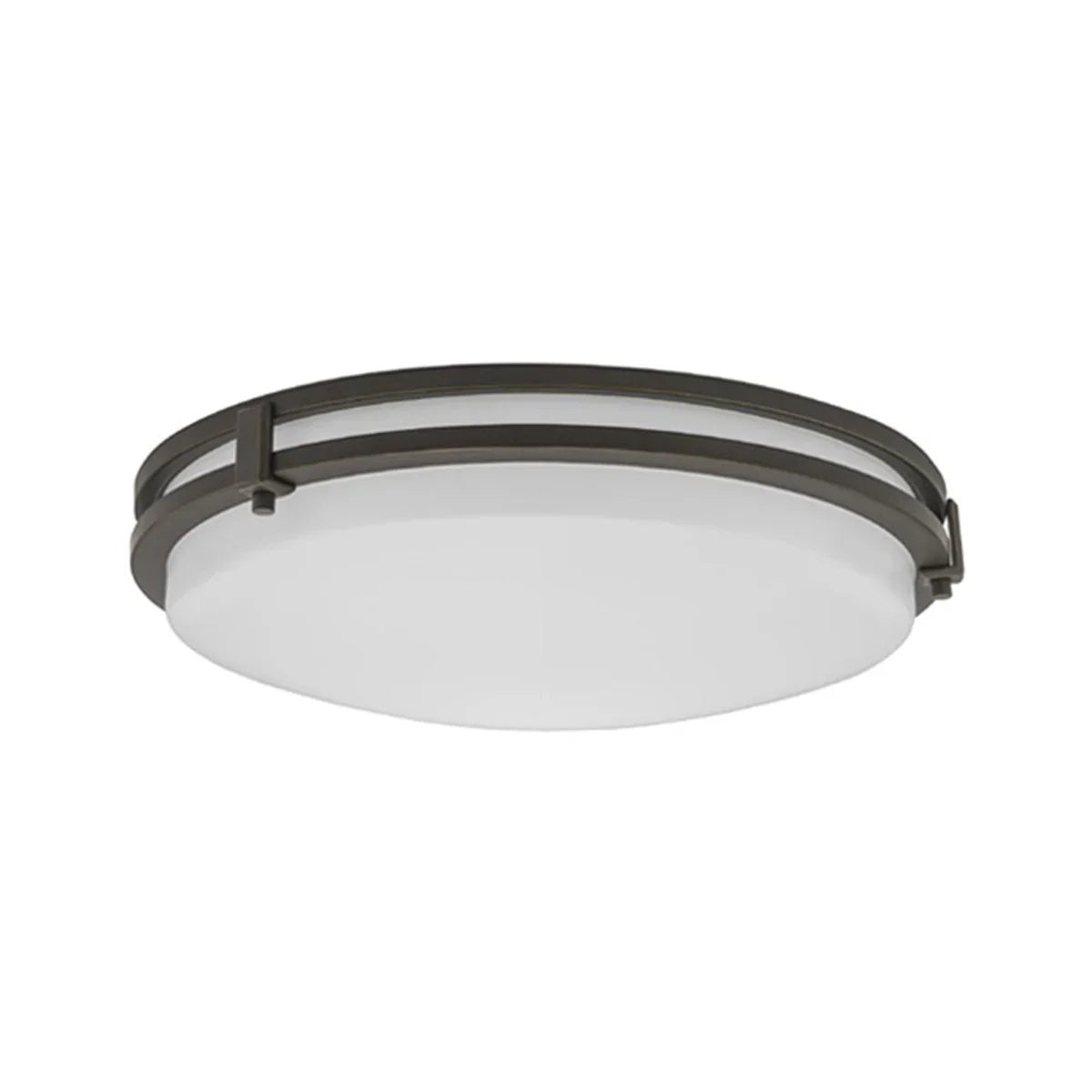 Saturn 16 in. LED Flush Mount Light 3000K Bronze finish - Bees Lighting
