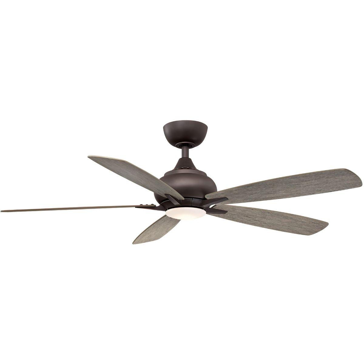 Doren 52 Inch Matte Greige LED Ceiling Fan with Remote - Bees Lighting