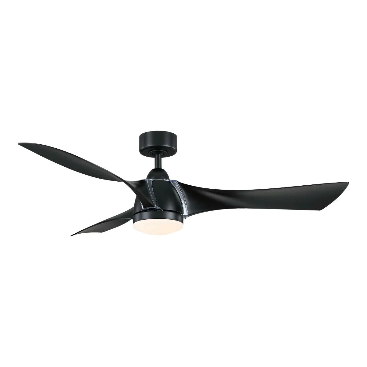 Klear 56 inch Black Outdoor CCT LED Smart Ceiling Fan with Remote - Bees Lighting
