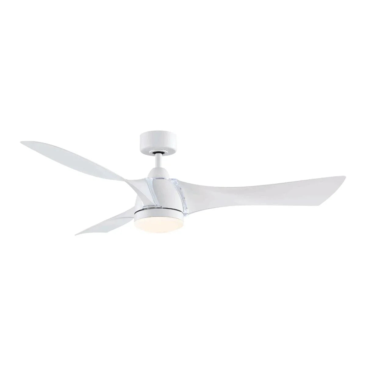 Klear 56 inch Matte White Outdoor CCT LED Smart Ceiling Fan with Remote - Bees Lighting