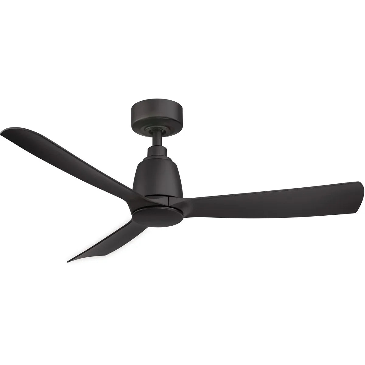Kute 44 Inch Black Damp Rated Modern Ceiling Fan with Remote - Bees Lighting