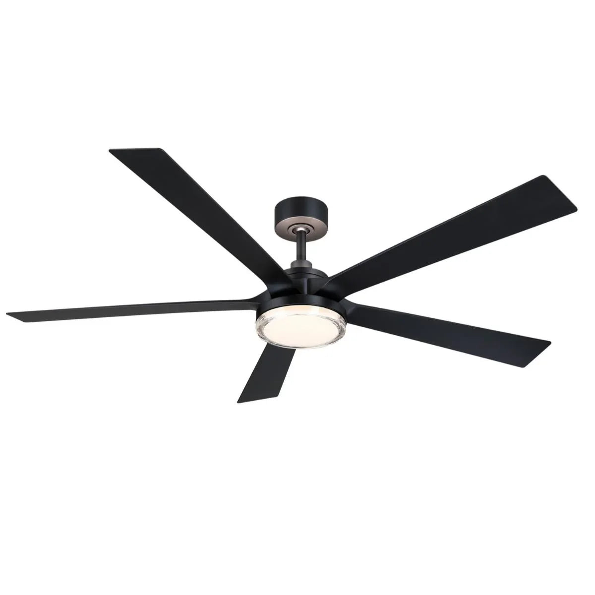 TorchAire 64" Black Ceiling Fan with LED CCT Select Light Kit - Bees Lighting