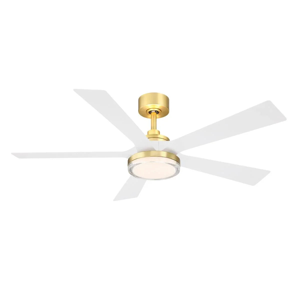 TorchAire 52" Brass Ceiling Fan with LED CCT Select Light Kit - Bees Lighting