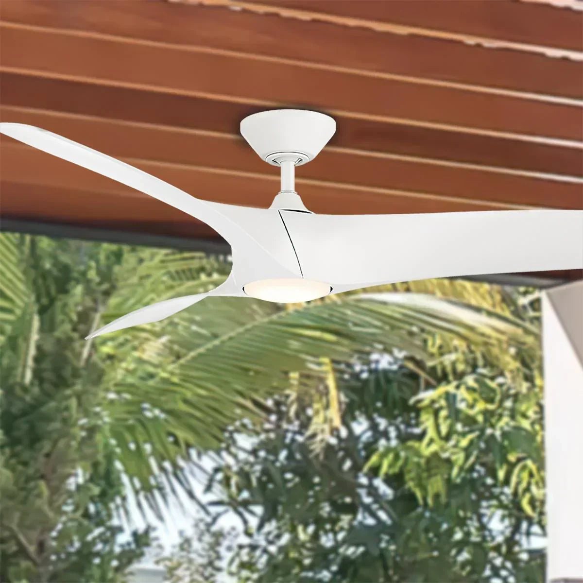 Zephyr 3-Blade 62" LED Smart Ceiling Fan - Bees Lighting