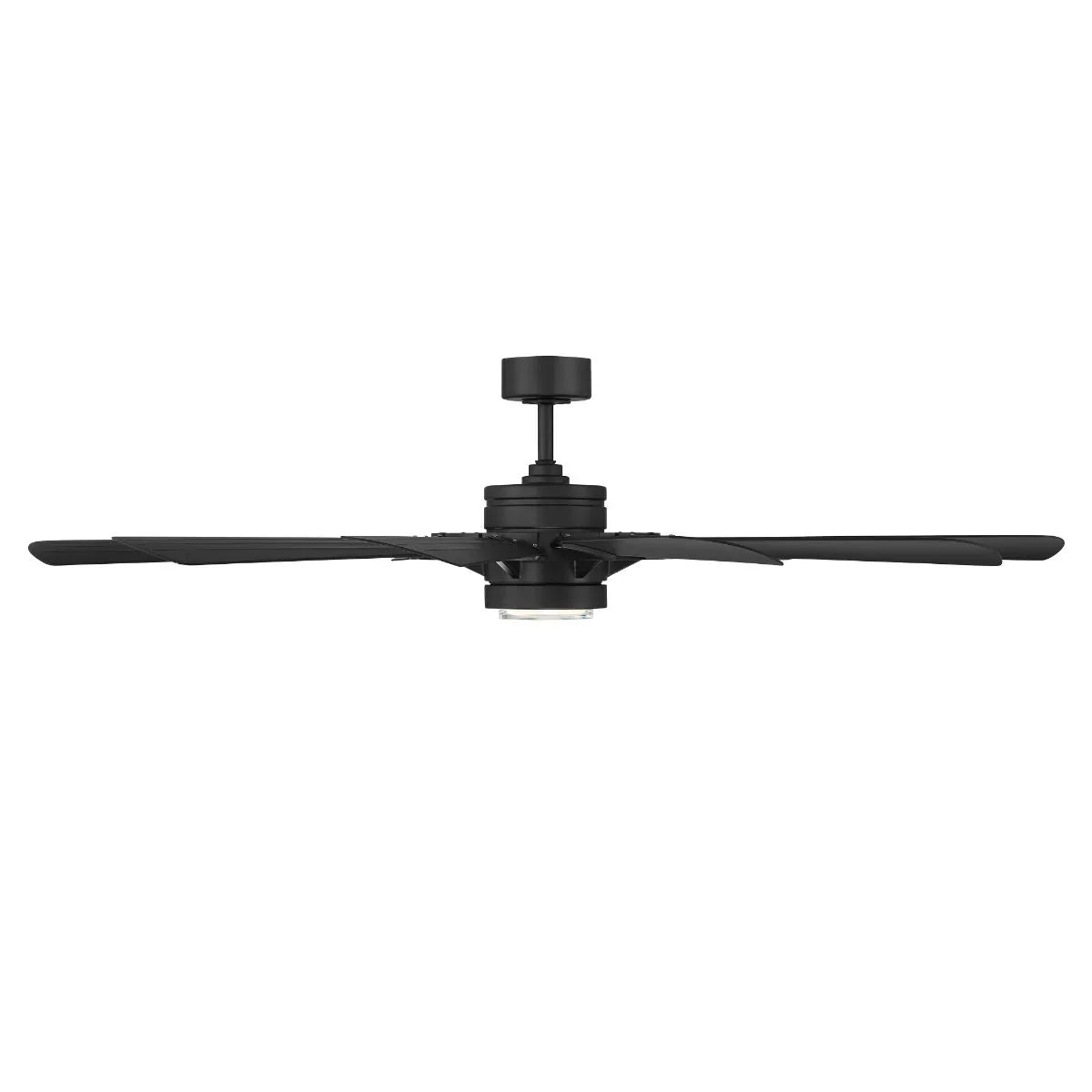 Wyndmill 65 Inch 3000K LED Smart Ceiling Fan, Matte Black - Bees Lighting