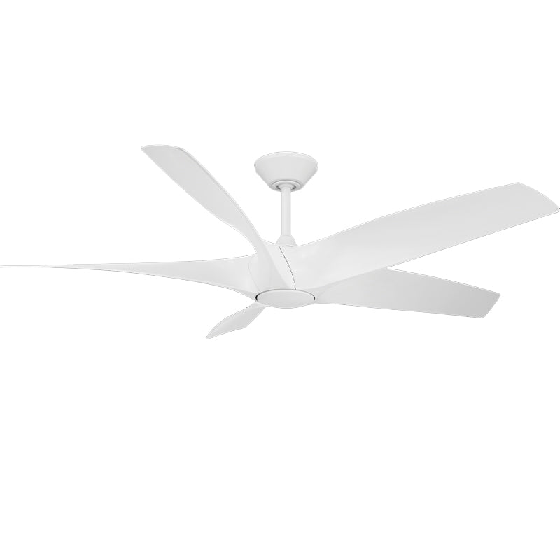 Zephyr 60 Inch Outdoor Modern Smart Ceiling Fan With CCT LED Light And Remote, 5 Blades