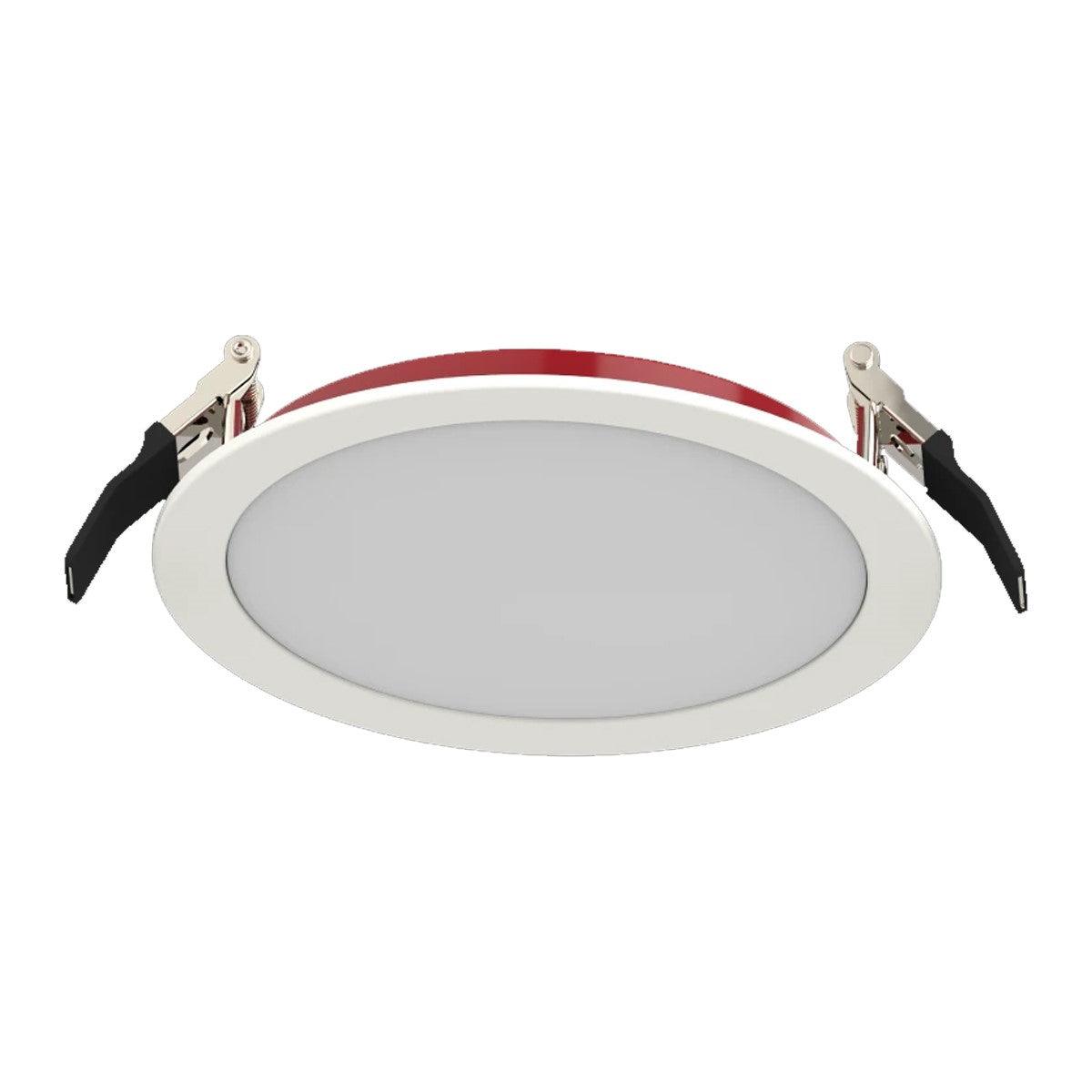 6 In. Edge-Lit Fire Resistant Wafer Canless LED Downlight, 15 Watt, 1400 Lumens, Selectable CCT, 2700K to 5000K, Smooth Trim