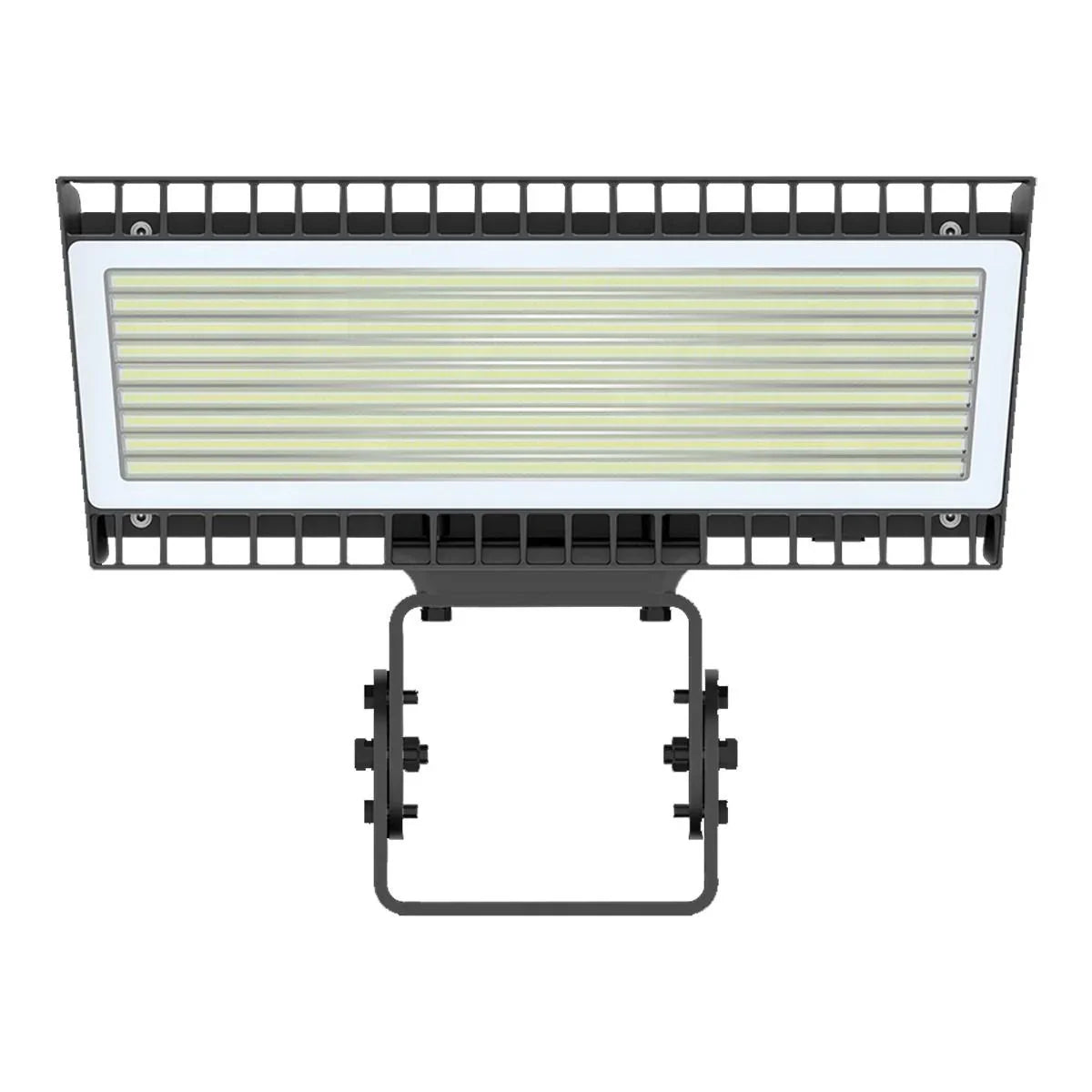 LED Flood Light, 445/534W, 72600 Lumens, 4000K/5000K, 120-277V, Trunnion, Bronze - Bees Lighting