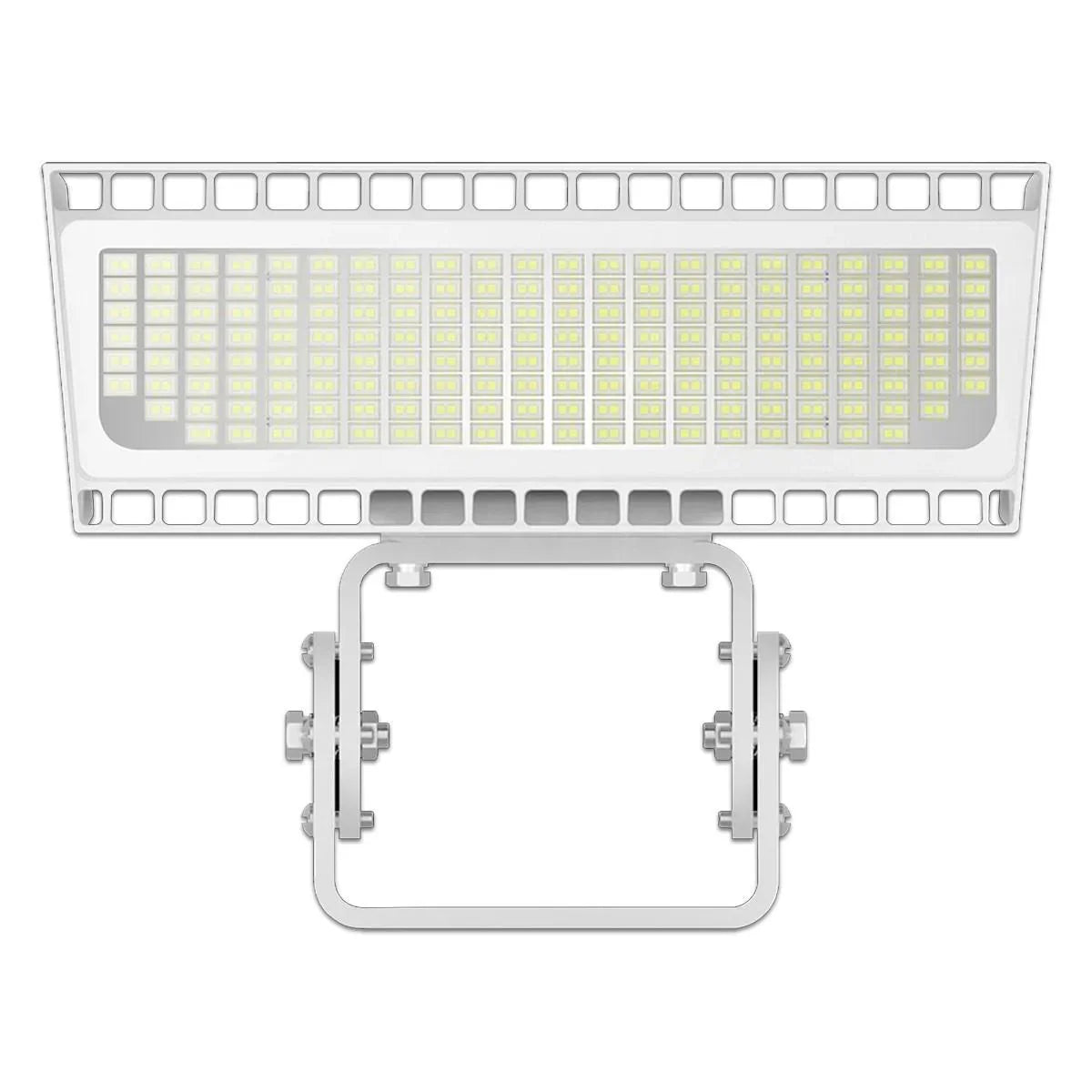 LED Flood Light, 69/168W, 22000 Lumens, 4000K/5000K, 120-277V, Trunnion, White - Bees Lighting