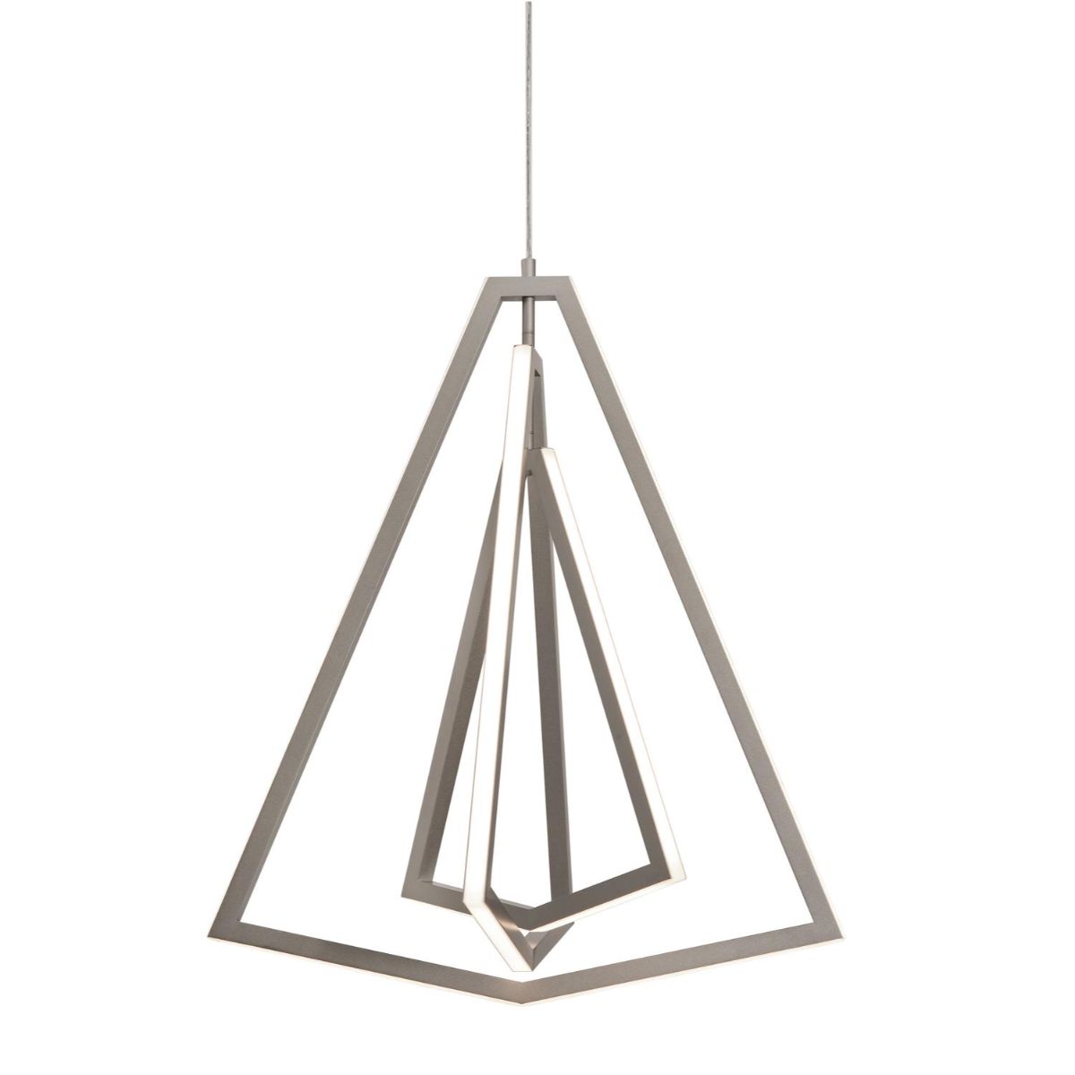 Gianna 24 in. LED Pendant Light Satin Nickel finish - Bees Lighting
