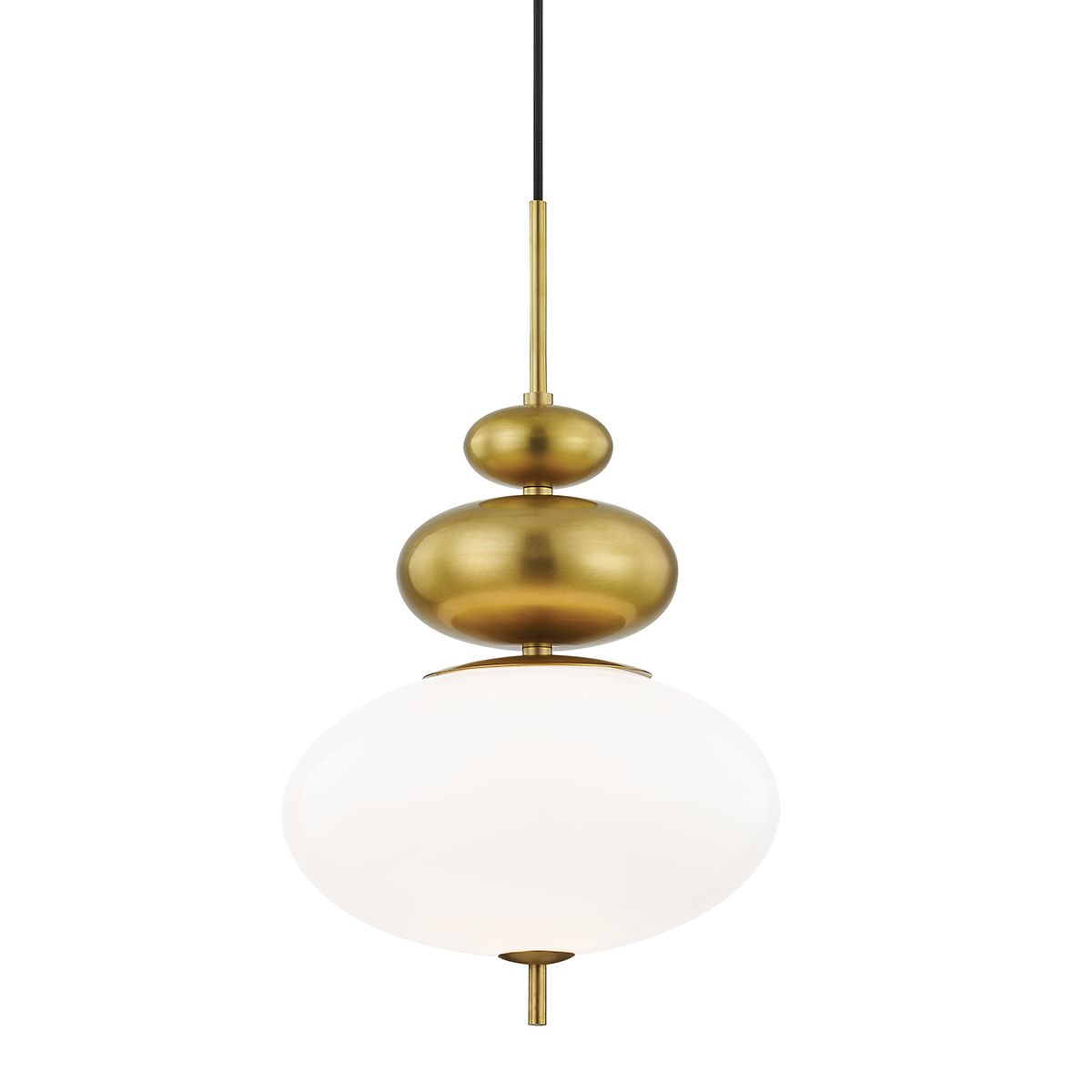 Elsie 13 in. Pendant Light Brass Finish - Bees Lighting