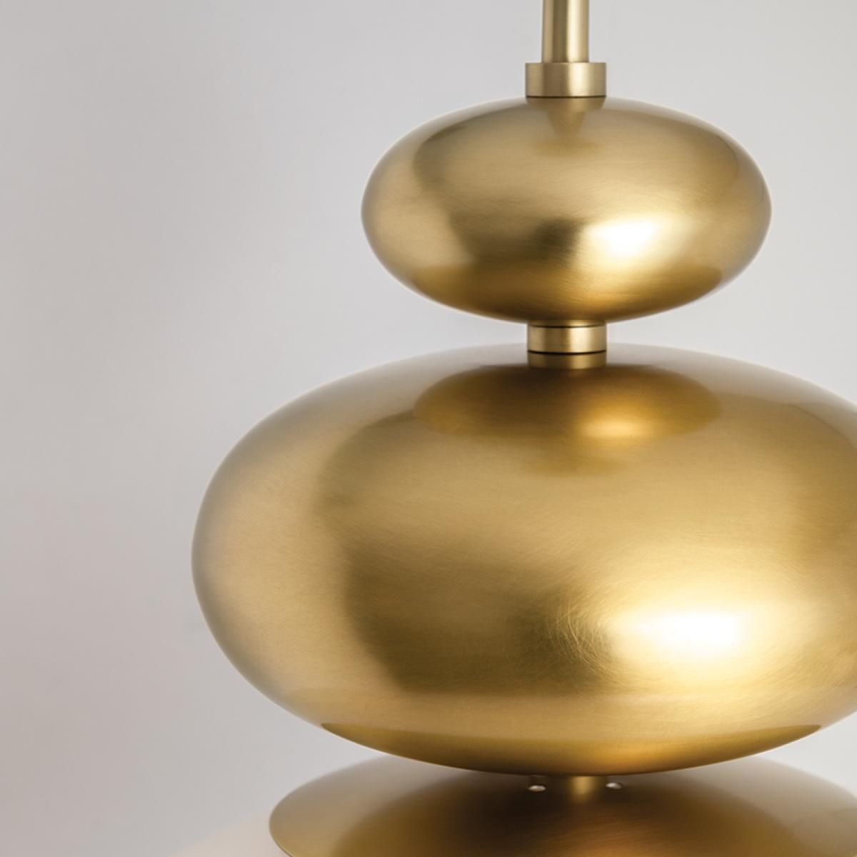 Elsie 13 in. Pendant Light Brass Finish - Bees Lighting