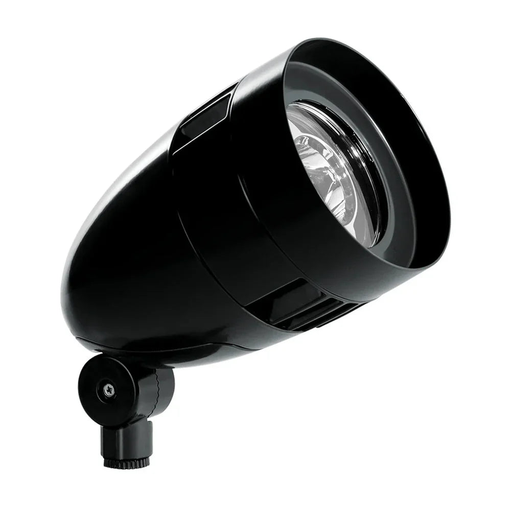 120V LED Bullet Flood Light, 13W, 4000K, Black - Bees Lighting