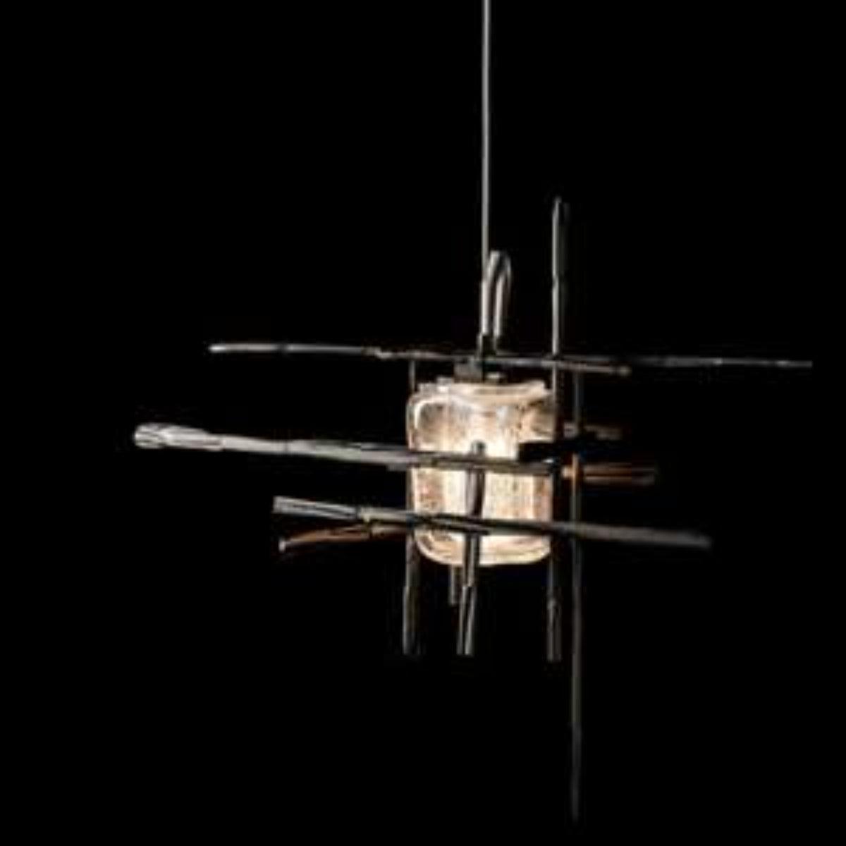 Tura 16 in. Armed Sconce Seeded Glass