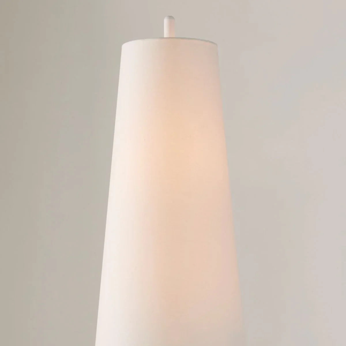 Mariana 2 Lights Floor Lamp Raffia Wrapped Textured White Finish - Bees Lighting